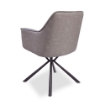 SEDIA ASEAT COLORE GRIGIO CON RETRO IN COLORE TORTORA