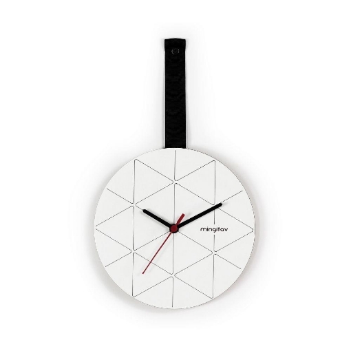 OROLOGIO DA PARETE MINUETTO NERO E BIANCO 