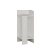 TAVOLINO COMODINO DI DESIGN ELOS COLORE BIANCO 27X25X60H DES