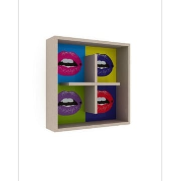 LIBRERIA PENSILE KISS 60X60X16 