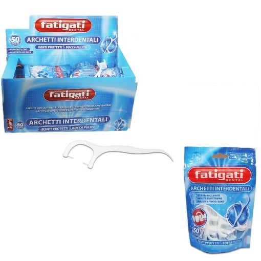 ARCHETTI INTERDENTALI 50 PZ NEW DENTI PROTETTI BOCCA PULITA 