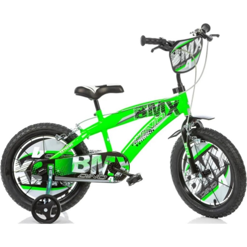 DINO BIKES BICICLETTA  DA BAMBINO BMX 16" VERDE OKX