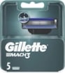 GILLETTE MACH3 LAMETTE DI RICAMBIO 5 PZ PER RASOIO DA UOMO RASOI A 3 LAME