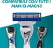 GILLETTE MACH3 TURBO LAMETTE DI RICAMBIO 5 PZ PER RASOIO DA UOMO RASOI A 3 LAME