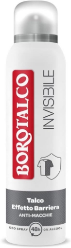 BOROTALCO DEODORANTE SPRAY INVISIBILE GRIGIO NO ALCOOL CON TALCO 150 ML ANTIMACCHIE