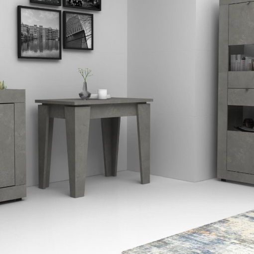 CONSOLLE ALLUNGABILE NATRON COLORE CEMENTO 50X90 CM