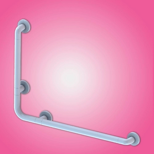 CORRIMANO ANGOLARE DI SICUREZZA 78 X 55.5 CM PER DISABILI