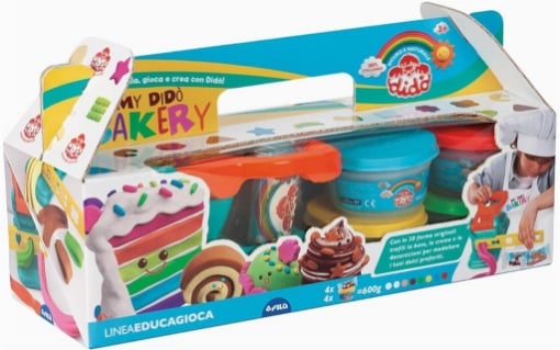 DIDÒ MY BAKERY GIOCO PER BAMBINI CON 20 FORME 3+