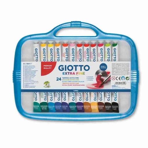 GIOTTO BOX 24 TUBETTI TEMPERA 12 ML EXTRAFINE OKX