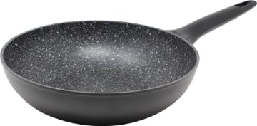 SALTA PASTA MODELLO MAORI D 28 CM CON MANICO ERGONOMICO IN COLORE GRIGIO ANTRACITE OKX