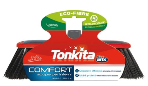 TONKITA SCOPA COMFORT CON PARACOLPI SCOPA PER INTERNI MOBILI PROTETTI OKX