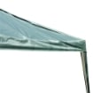 GAZEBO STRUTTURA IN ACCIAIO PIEGHEVOLE RIVESTIMENTO TESSUTO OXFORD VERDE 3X3M