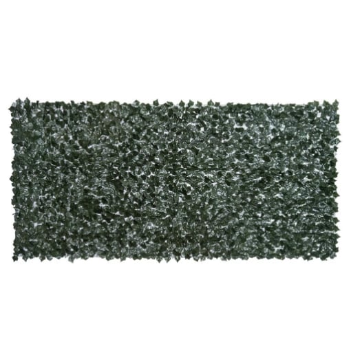 ROTOLO DI SIEPE ARTIFICIALE PER BALCONE E GIARDINO IN PE ANTI-UV CON FOGLIE VERDE SCURO, 300X150 CM