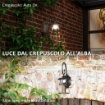 LAMPADA DA GIARDINO CON PANNELLO SOLARE, IMPERMEABILE IP44 E ACCENSIONE AUTOMATICA, NERO