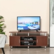 MOBILE PORTA TV CLASSICO DA SOGGIORNO CON 2 RIPIANI 120 X 39.5 X 52 CM MARRONE