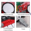 SET BATTERIA GIOCATTOLO CON MOLTI EFFETTI SONORI E MICROFONO PER BAMBINI ROSSO