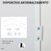 MOBILETTO ARMADIETTO MULTIUSO CON  APERTURA A PRESSIONE 79X36X74 CM BIANCO