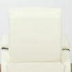 POLTRONA RELAX RECLINABILE MANUALE IN SIMILPELLE 75 X 92 X 99 CM CREMA