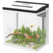 ACQUARIO DA 13L A ILLUMINAZIONE LED CON FORI DI VENTILAZIONE, IN VETRO HD E ABS, 29L X 20P X 30.5A CM