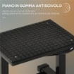 DURHAND CAVALLETTO ALZAMOTO IN ACCIAIO MAX 150KG CON SUPERFICIE IN GOMMA E MANOVELLA, 48X34X43 CM, NERO