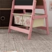 LAVAGNA PER BAMBINI CON CAVALLETTO 3 IN 1 E 2 CONTENITORI, ETÀ 3-8 ANNI, 54X46.5X93CM, ROSA