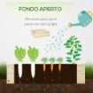 LETTO PER ORTO RIALZATO IN LEGNO, FIORIERA DA GIARDINO PER PIANTE E ORTAGGI, 117X117X30CM