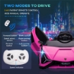 MACCHINA ELETTRICA PER BAMBINI 3-5 ANNI LAMBORGHINI 12V CON TELECOMANDO E VELOCITÀ 3-5KM/H, ROSA