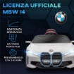 MACCHINA ELETTRICA PER BAMBINI 3-6 ANNI CON LICENZA BMW CON TELECOMANDO, CLACSON E FARI, 115X67X45 CM, BIANCA