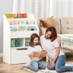 PICCOLA LIBRERIA PER BAMBINI CON RIPIANI E CASSETTO IN MDF, 60X29.9X90CM, BIANCO