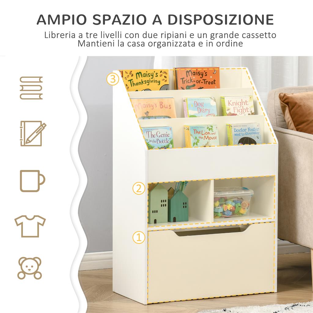 Yoobure Libreria Industriale A 4 Ripiani 44x39x99 Cm, Marrone Bacca - Scaffale Salvaspazio In Legno E Metallo Per Libri, CD E Piante
