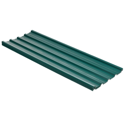 SET 12 PANNELLI DI RICAMBIO 129X45 CM PER CASETTE DA GIARDINO IN ACCIAIO ZINCATO VERDE