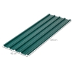 SET 12 PANNELLI DI RICAMBIO 129X45 CM PER CASETTE DA GIARDINO IN ACCIAIO ZINCATO VERDE