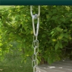 SET ALTALENE DA GIARDINO ROTONDA E CLASSICA, SCALETTE IN ACCIAIO E CORDA E CANESTRO PER BAMBINI 3-8 ANNI