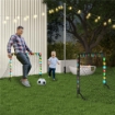 SET DA 2 PORTE DA CALCIO PER BAMBINI DA 6 ANNI CON LUCI LED, PIEGHEVOLI CON BORSA DI TRASPORTO