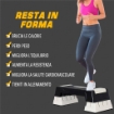 STEP PROFESSIONALE DA AEROBICA FITNESS, 76X29X12.5CM/17.5CM/22.5CM