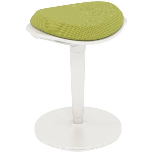 SGABELLO ERGONOMICO E IMBOTTITO AD ALTEZZA REGOLABILE CON INCLINAZIONE A 5°, 42.5X35.5X56.5-71.5 CM, VERDE