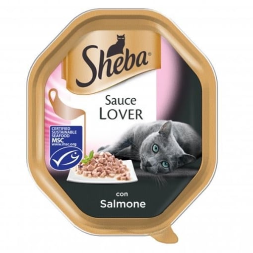 SHEBA DELICATEZZE IN GELATINA CON SALMONE 85GR OKX