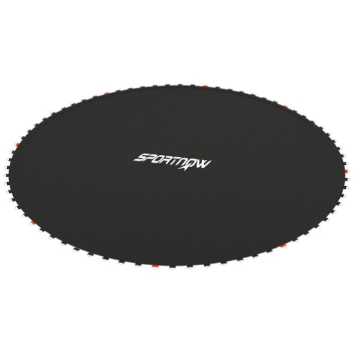 TAPPETO ELASTICO DI RICAMBIO PER TRAMPOLINO DA 3M CON 8 CUCITURE E RIVESTIMENTO ANTI UV, NERO