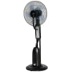 VENTILATORE NEBULIZZATORE 90W A 4 RUOTE CON SERBATOIO 2.8L E 4 VELOCITÀ, IN METALLO, PE E ABS, 44.5X38.5X120 CM