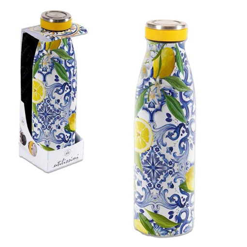 BOTTIGLIA PANAREA THERMOS 500 ML IN ACCIAIO  FANTASIA SORRENTO OKX