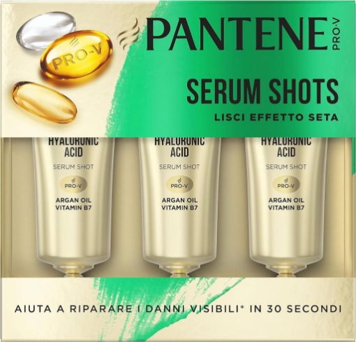 PANTENE PRO-V MASCHERA CAPELLI LISCI EFFETTO SETA TRATTAMENTO INTENSIVO PER CAPELLI DANNEGGIAT 3 X 15ML