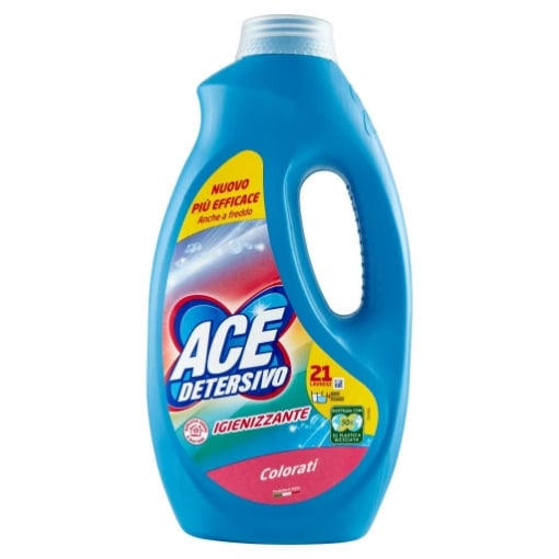 ACE DETERSIVO LIQUIDO LAVATRICE IGIENIZZANTE PER COLORATI 21 LAVAGGI OKX