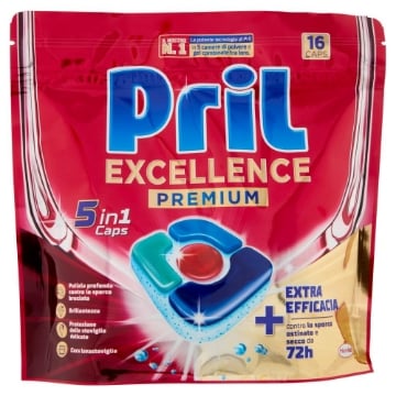 PRIL EXCELLENCE PREMIUM 5IN1 CAPS 16PZ