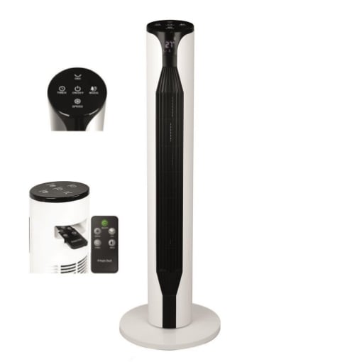 HIGH TECH VENTILATORE HT 90 CM TORRE 55W CON TELECOMANDO  OKX