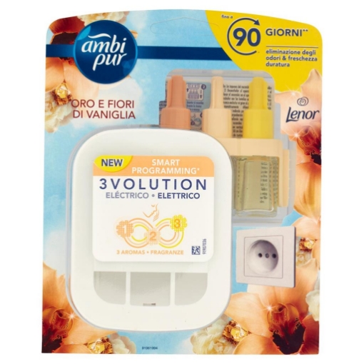 AMBI PUR 3VOLUTION BASE CON RICARICA - ORO E FIORI DI VANIGLIA OKX