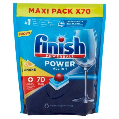 FINISH TABS POWERBAL TUTTO IN 1 70PZ LIMONE OKX