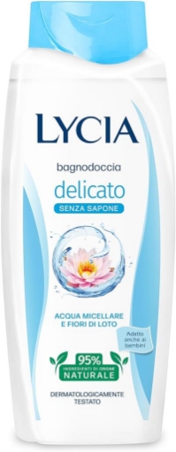 LYCIA BAGNOSCHIUMA DELICATO CON ACQUA MICELLARE E FIORI DI LOTO PROFUMO FIORITO 750 ML