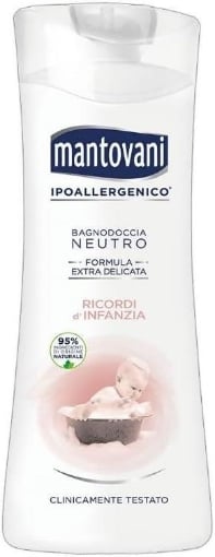 MANTOVANI BAGNODOCCIA NEUTRO FORMULA EXTRADELICATA 400 ML RICORDI DI INFANZIA OKX