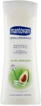 MANTOVANI BAGNODOCCIA NEUTRO FORMULA EXTRADELICATA 400 ML ALOE E AVOCADO OKX