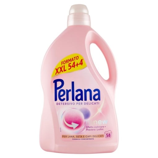 PERLANA RENEW DETERSIVO LIQUIDO LAVATRICE ROSA 58 LAVAGGI